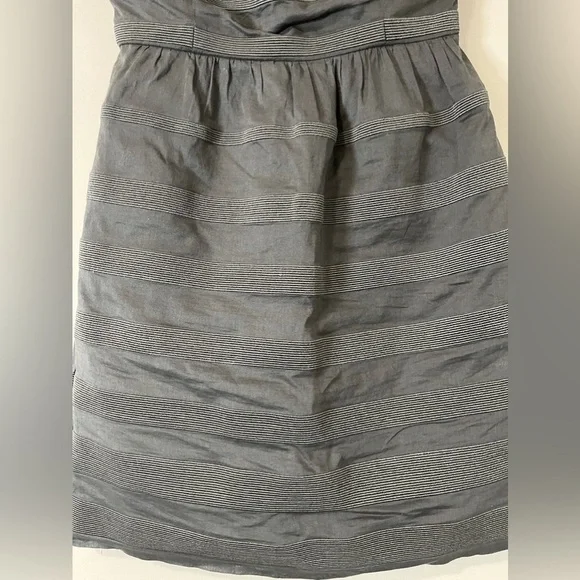 J. Crew Womens Dress Size 2 Gray Strapless Mini - Picture 10 of 12